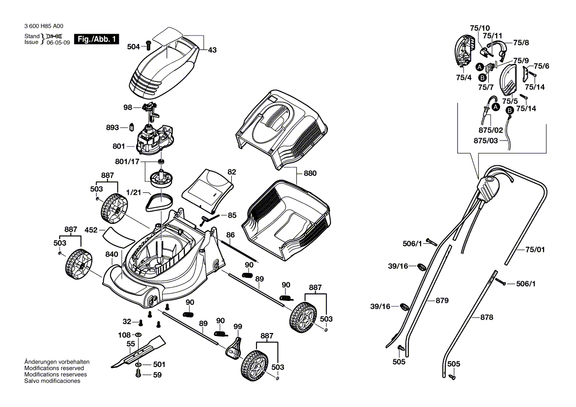Bosch ROTAK 320 Yedek Parca
